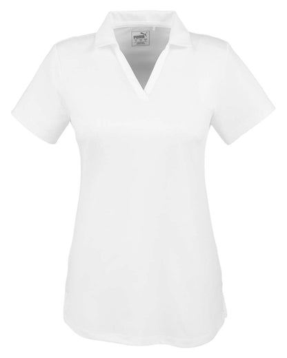 Puma Golf Women's Icon Golf Polo 596800 #color_Bright White