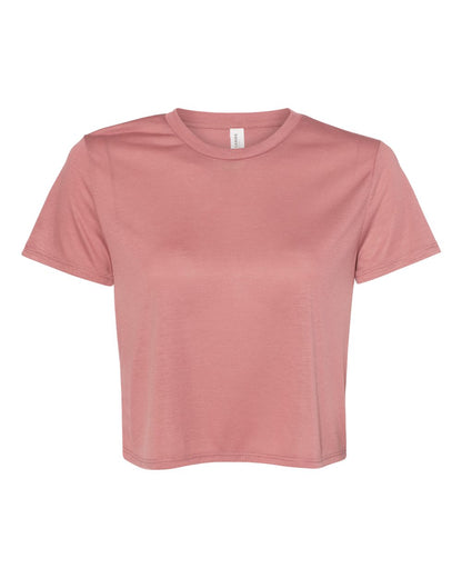 BELLA + CANVAS Women’s Flowy Crop Tee 8882 #color_Mauve