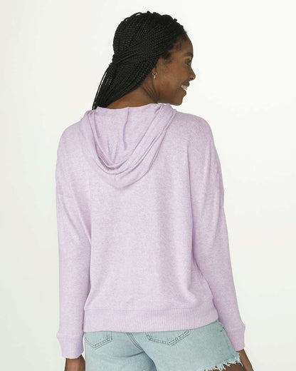 Boxercraft Women's Cuddle Fleece Hooded Pullover BW1501 #color_Wisteria Heather