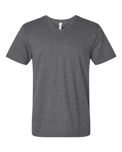 American Apparel CVC V-Neck Tee 2006CVC #color_Heather Charcoal