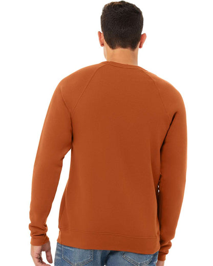 BELLA + CANVAS Unisex Sponge Fleece Raglan Crewneck Sweatshirt 3901 #colormdl_Autumn