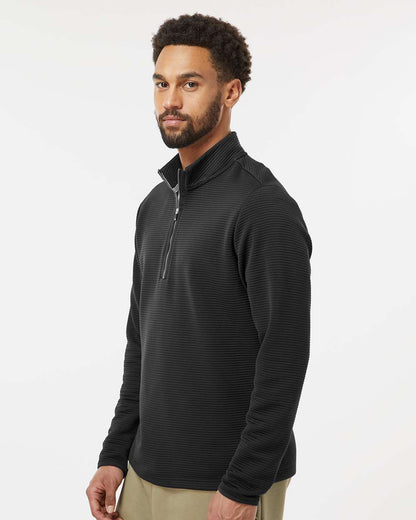 Adidas Men's Spacer Quarter-Zip Pullover A588 #colormdl_Black