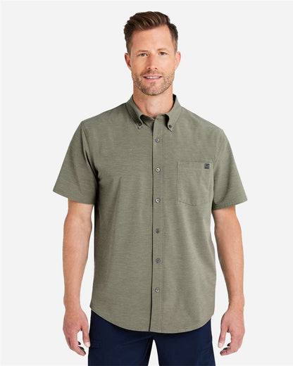 HUK Men's Kona Solid Shirt H150154 #colormdl_Moss