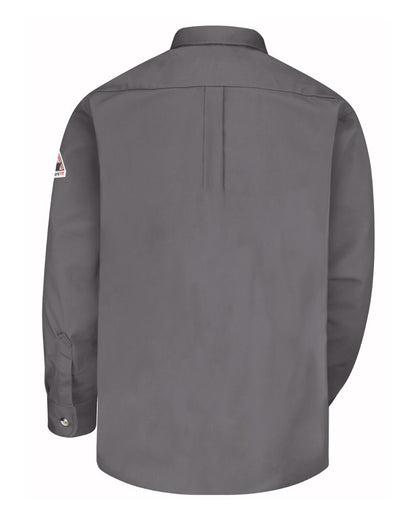 Bulwark Dress Uniform Shirt - Excel FR ComforTouch - 7 oz. SLU2 #color_Grey