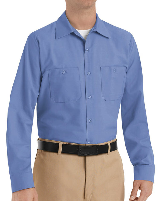 Red Kap Men's Tall Industrial Long Sleeve Work Shirt SP14T