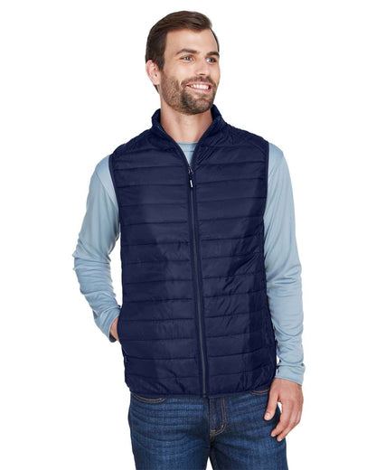 CORE365 Men's Prevail Packable Puffer Vest CE702 #colormdl_Classic Navy