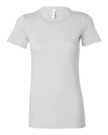 BELLA + CANVAS Women's Slim Fit Tee 6004 #color_White