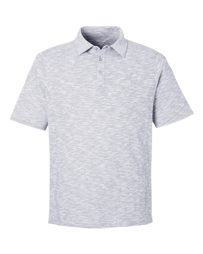 North End Men's Eclipse Jacquard Polo NE115 #color_Platinum Heather