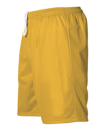 Alleson Athletic Men's Mesh Shorts 567P #color_Gold