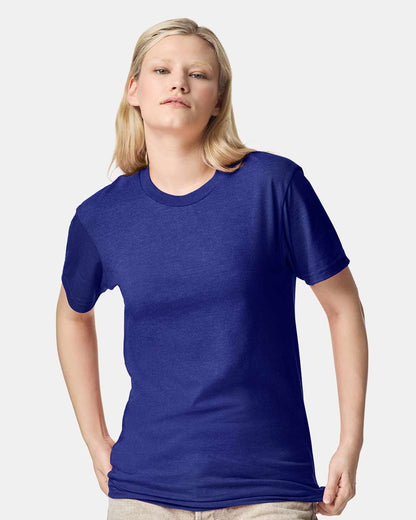 American Apparel Unisex CVC Tee 2001CVC #colormdl_Heather Lapis