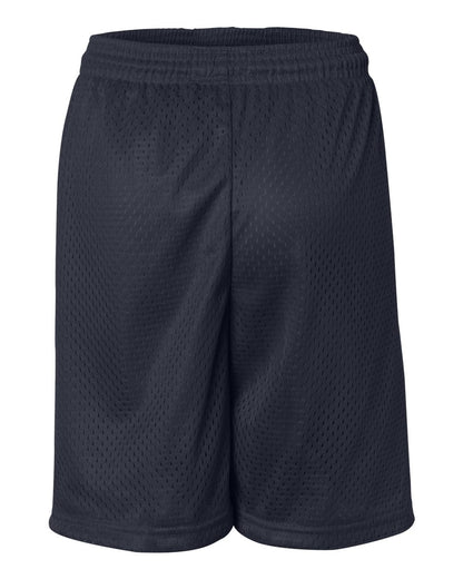 Badger Youth Pro Mesh 6" Shorts 2207 #color_Navy