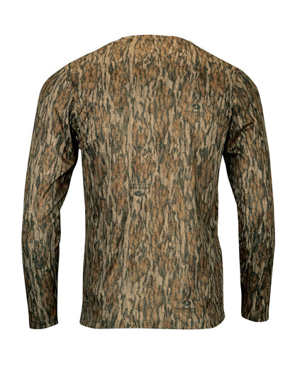 Paragon Men's Oxford Performance Camo Print Long Sleeve T-Shirt 237 #color_Bottomland