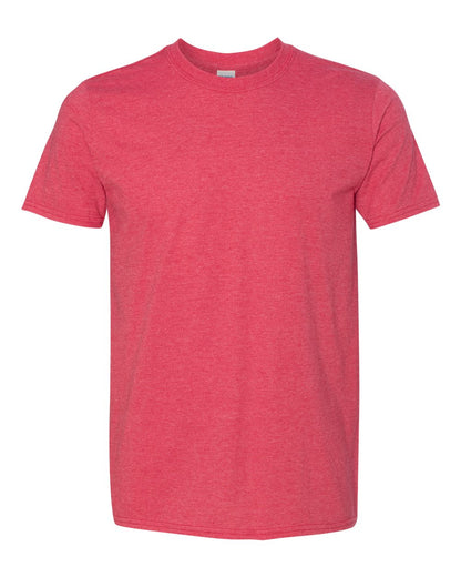 Gildan Unisex Softstyle® T-Shirt 64000 #color_Heather Red