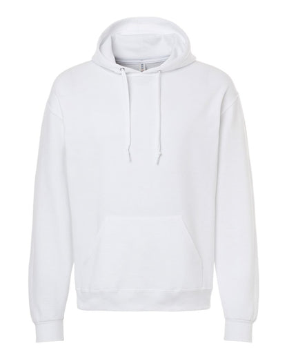 JERZEES Unisex Ultimate CVC Hooded Sweatshirt IC49MR #color_White