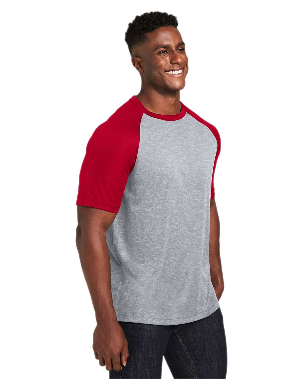 #colormdl_Athletic Heather/ Sport Red