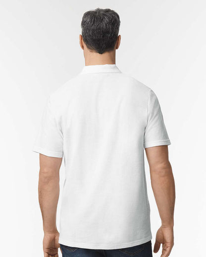 Gildan Softstyle® Adult Pique Polo 64800 #colormdl_White