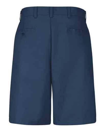 Red Kap Men's Extended Sizes Cotton Casual Plain Front Shorts PC26EXT #color_Navy