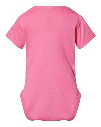 Rabbit Skins Infant Fine Jersey Bodysuit 4424 #color_Raspberry