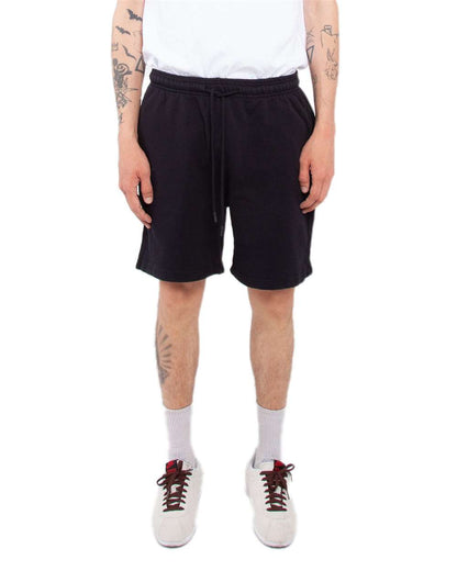 Shaka Wear Men's Garment-Dyed Fleece Shorts SHGFS #colormdl_Black