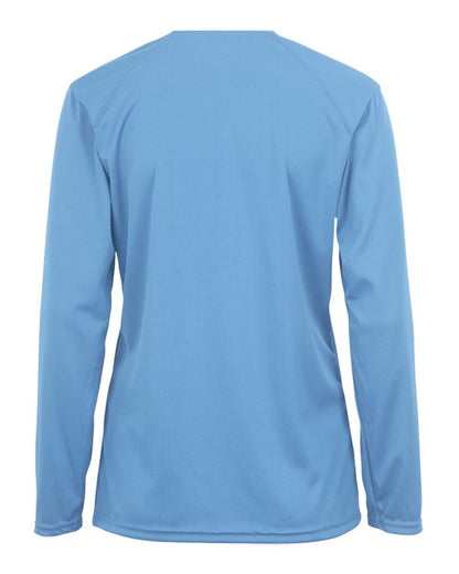 Badger Women's B-Core Long Sleeve T-Shirt 4164 #color_Columbia Blue