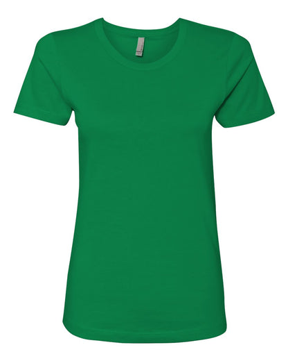 Next Level Women’s Cotton T-Shirt 3900 #color_Kelly Green