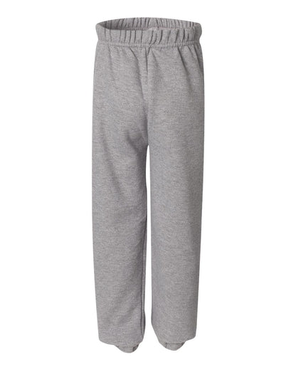 JERZEES Youth NuBlend® Sweatpants 973BR #color_Oxford