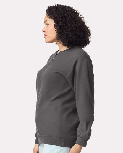 Gildan Unisex Softstyle® Midweight 1/4 Zip Sweatshirt SF008 #colormdl_Charcoal