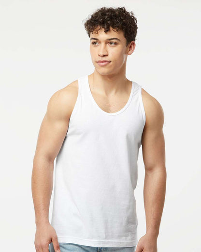 Tultex Fine Jersey Tank Top S105 #colormdl_White