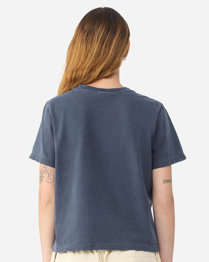 BELLA + CANVAS Women's Garment-Dyed Tee 6110GD #colormdl_Washed Navy