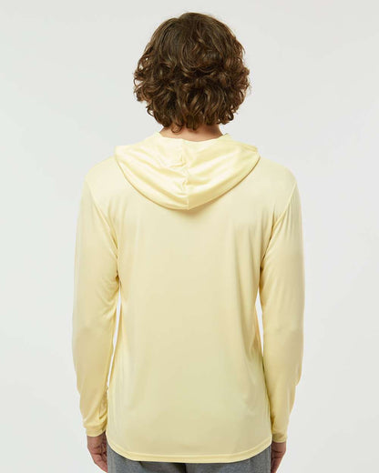 Paragon Unisex Bahama Performance Hooded Long Sleeve T-Shirt 220 #colormdl_Pale Yellow