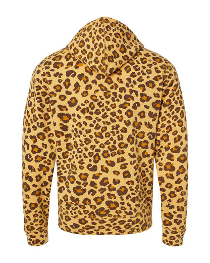 J. America Men's Triblend Fleece Hooded Sweatshirt 8871 #color_Leopard Triblend