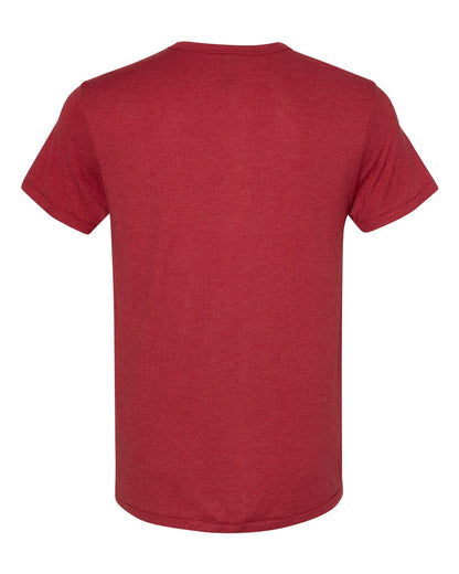Hanes Modal Triblend T-Shirt MO100 #color_Carmine Red Triblend