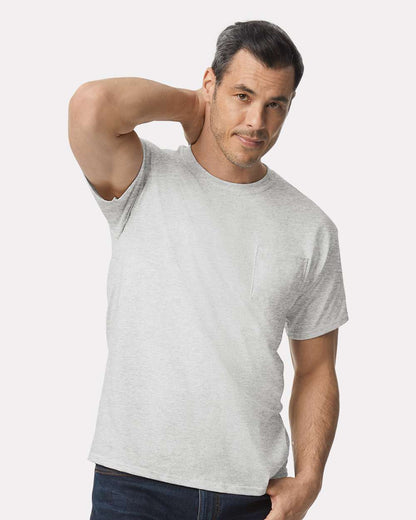 Gildan Unisex Ultra Cotton® Pocket T-Shirt 2300 #colormdl_Ash