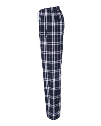 Boxercraft Women's Haley Flannel Pants BW6620 #color_Navy/ Silver