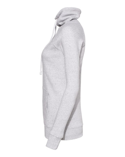 MV Sport Women’s Space-Dyed Cowl Neck Sweatshirt W20155 #color_Ash