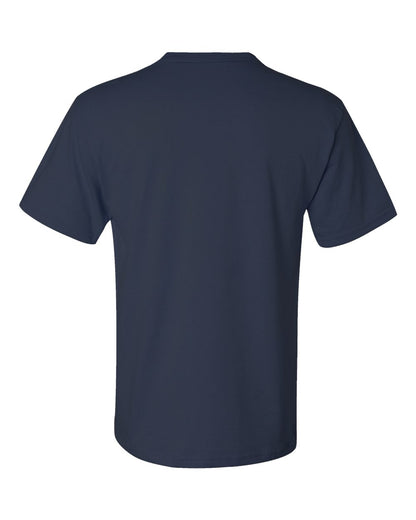 JERZEES Unisex Dri-Power® 50/50 Pocket T-Shirt 29MPR #color_J. Navy