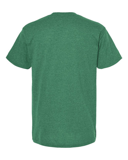 M&O Men's Gold Soft Touch T-Shirt 4800 #color_Heather Kelly Green