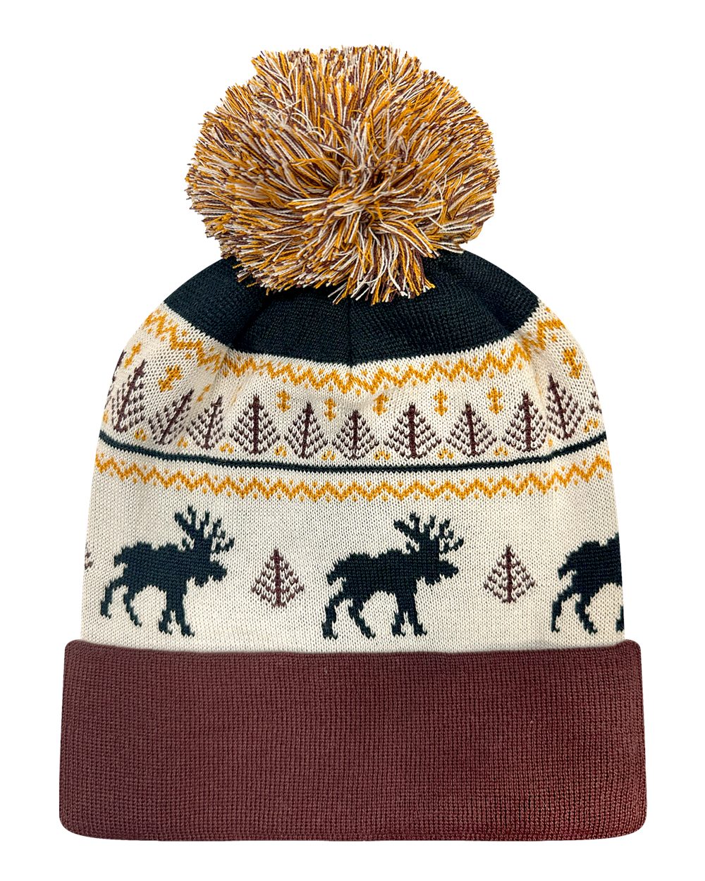 #color_Fairisle Moose/ Brown