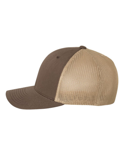 Flexfit Trucker Cap 6511 #color_Brown/ Khaki