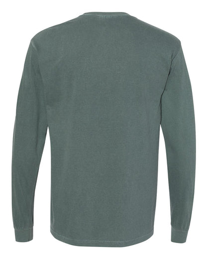 Comfort Colors Unisex Garment-Dyed Heavyweight Long Sleeve T-Shirt 6014 #color_Blue Spruce