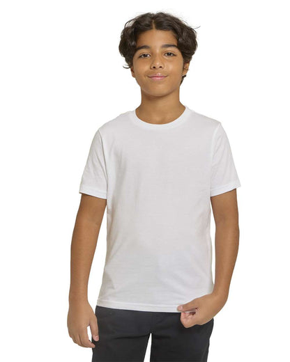 Threadfast Apparel Youth Epic Cotton T-Shirt T1000B #colormdl_White