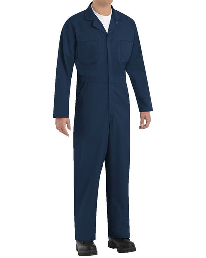 Red Kap Men's Extended Sizes Twill Action Back Coverall CT10EXT Red Kap Men's Extended Sizes Twill Action Back Coverall CT10EXT