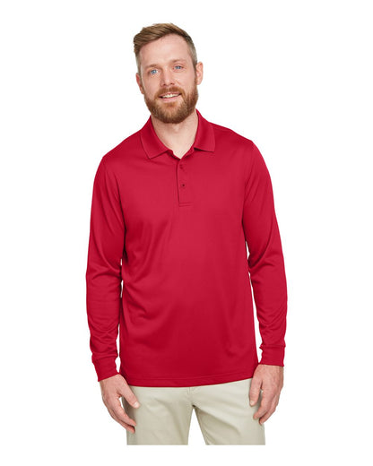 Harriton Men's Advantage Snag Protection Plus IL Long Sleeve Polo M348L #colormdl_Red