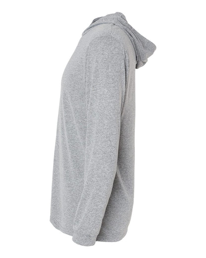 Paragon Unisex Bahama Performance Hooded Long Sleeve T-Shirt 220 #color_Heather Grey