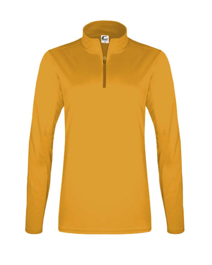 C2 Sport Women's Quarter-Zip Pullover 5602 #color_Gold