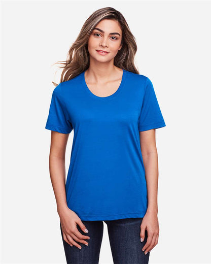 CORE365 Women's Fusion ChromaSoft™ Performance T-Shirt CE111W #colormdl_True Royal