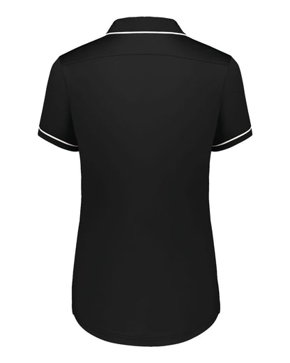 Holloway Women's CoolCore® Polo 222701 #color_Black/ White