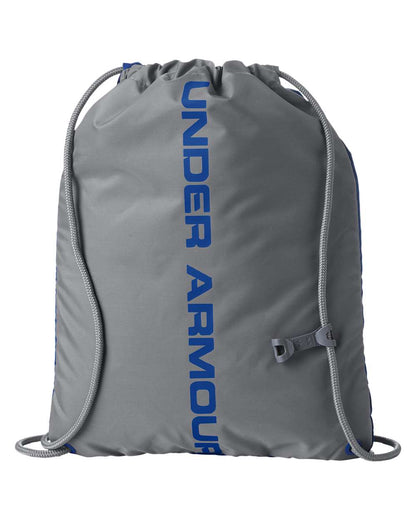 Under Armour Ozsee Sackpack Drawstring Bag 1240539 #color_Royal/ Steel