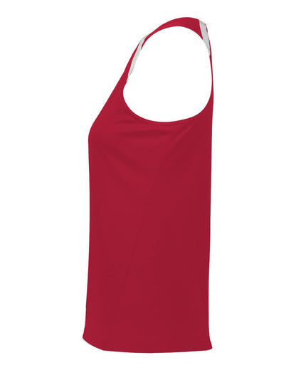 Augusta Sportswear Women's Overspeed Track Jersey 348 #color_Scarlet/ White