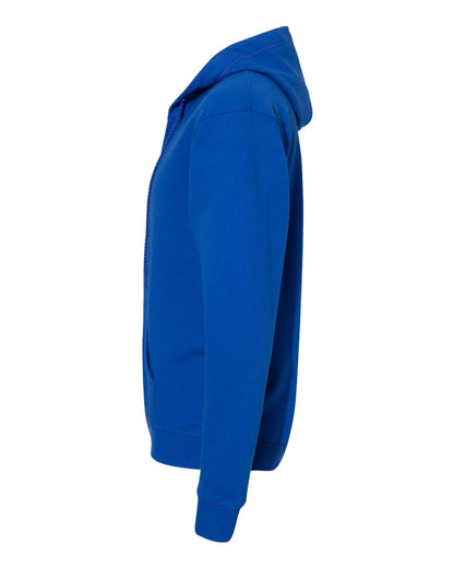 Hanes Unisex EcoSmart® Full-Zip Hooded Sweatshirt P180 #color_Deep Royal